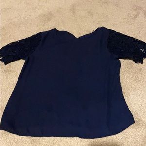 A short sleeve blouse